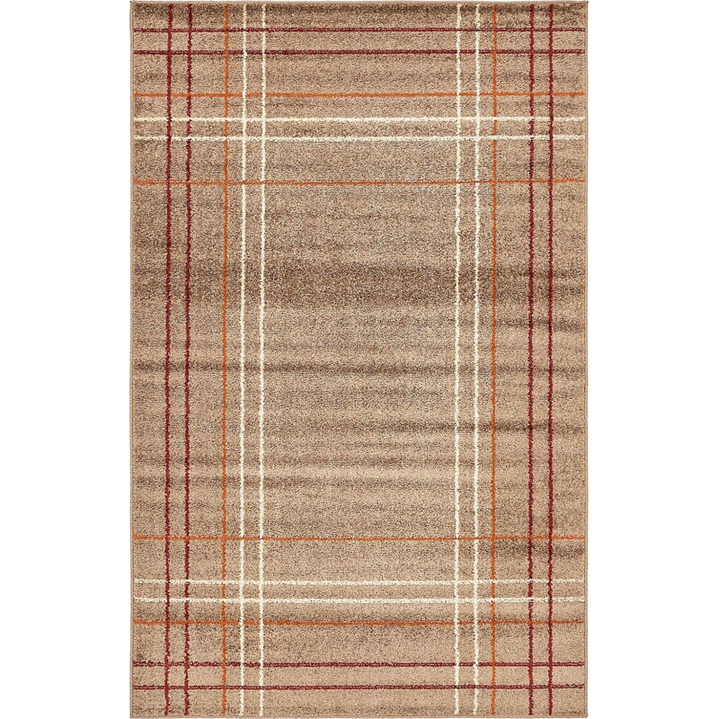 Wiliams Abstract Indoor Rug, Rectangle 5' x 8'