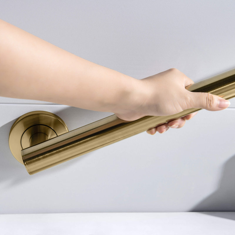 38.94'' Grab Bar, Brushed Brass