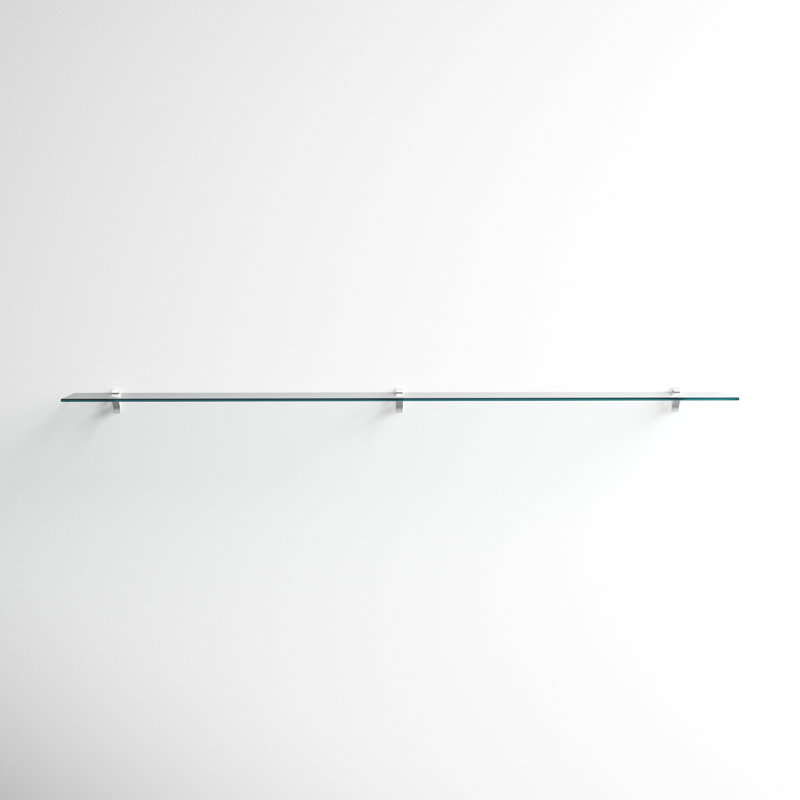 Electra Floating Shelf, 2.86" H x 48" W x 10.5" D, White
