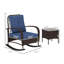 Ensemble bistro, ensemble de mobilier de balcon, ensemble de mobilier de patio en osier 3 pièces-65821187