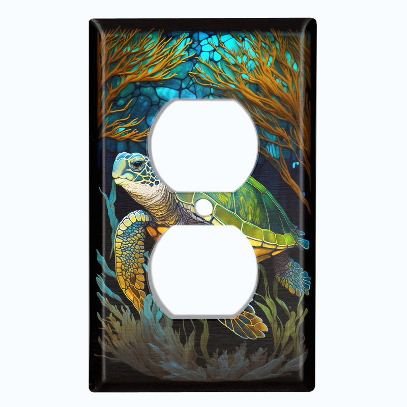 Plaque murale mignonne Tortue Ocean
