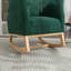 049-Chaise berçante en tissu avec pieds en bois-912336964