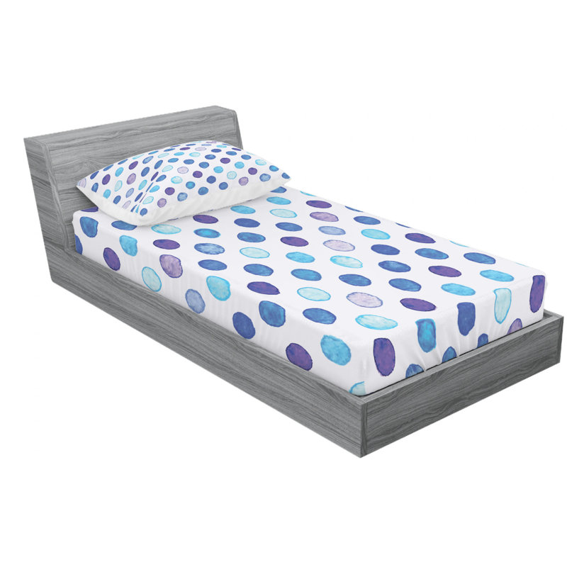 Microfiber Polka Dots Sheet Set