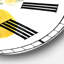 Horloge murale Swigart Floursack Lemon I - Farmhouse-36850711