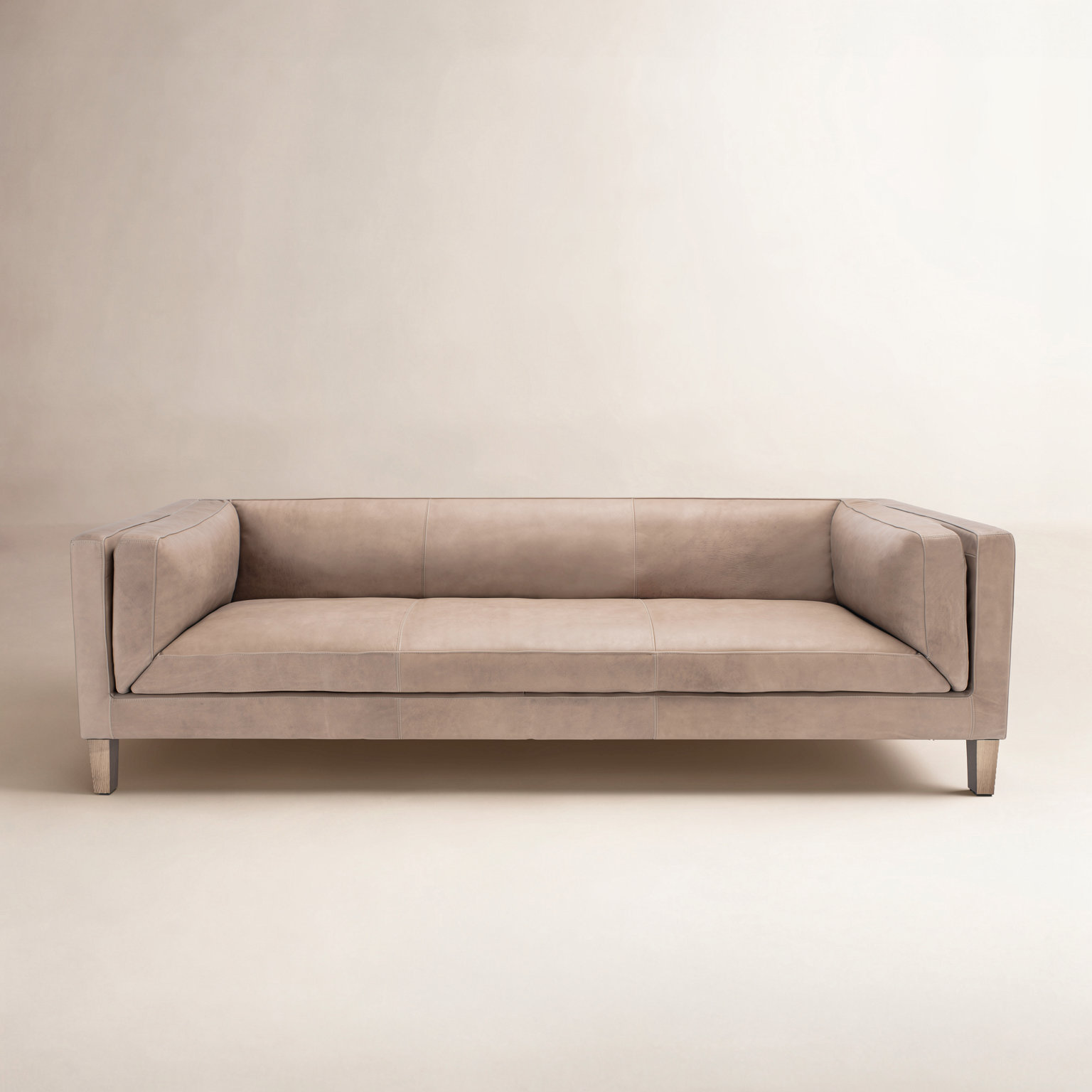 Bernadette 88.2'' Genuine Leather Sofa