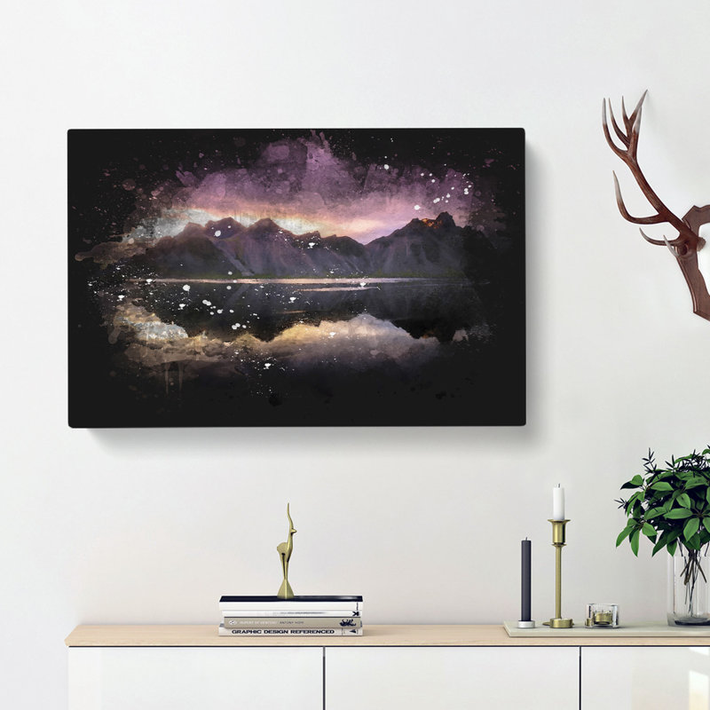 Black Sand Beach Iceland - Wrapped Canvas, 40cm H x 60cm W x 3cm D