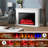 Galeano 6.5'' W Black Electric Fireplace Insert with 5100 BTU-2121138083