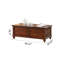 Table basse en bois massif American