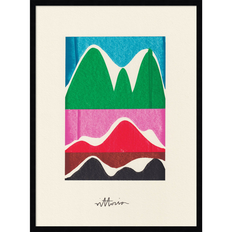 Olav Beyond Our Wildest Dream by - Picture Frame Graphic Art, Black Framed, 25" W x 33" H x 1" D