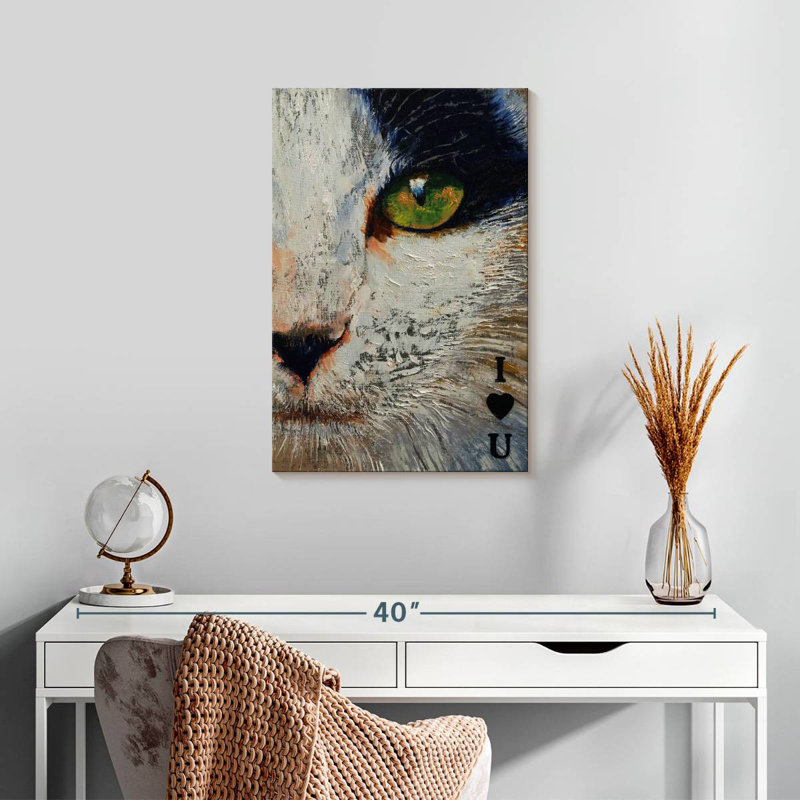Brampt I Love You Cat, H 24 po x l 16 po