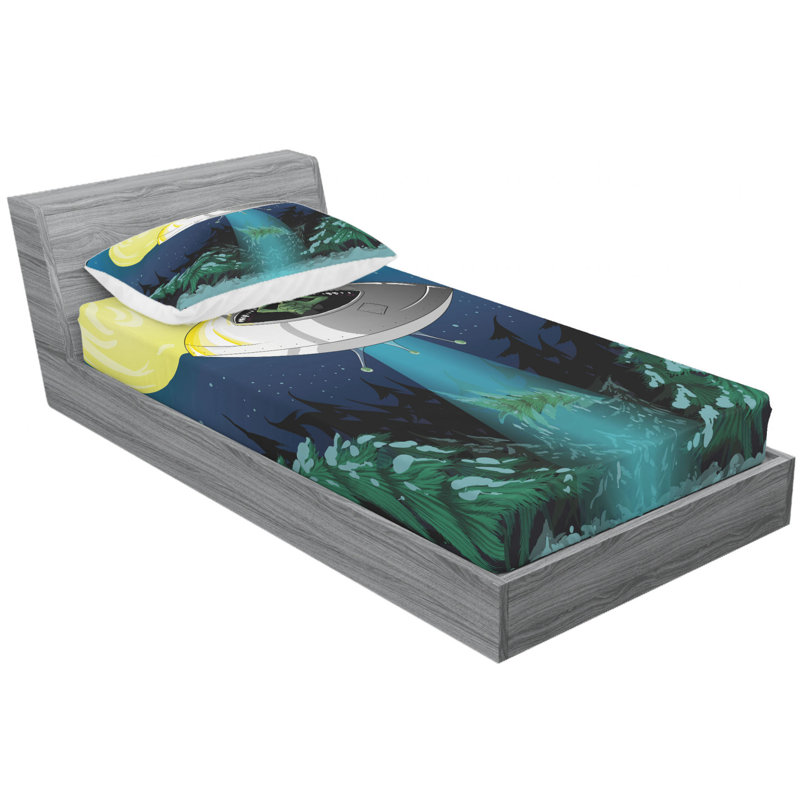 Microfiber Sheet Set, Twin Sheet Set with Fitted Sheet