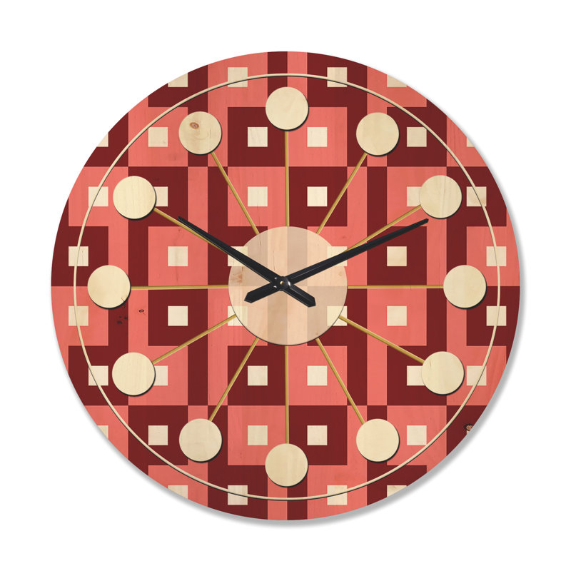 Horloge murale abstraite IV, Grand