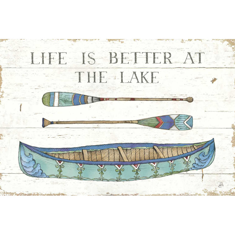Lake Sketches II - couleur, H 32 po x l 48 po x P 1,25 po