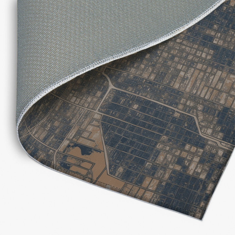 Tapis intérieur et extérieur noir Transport, Rectangulaire 8 pi x 10 pi