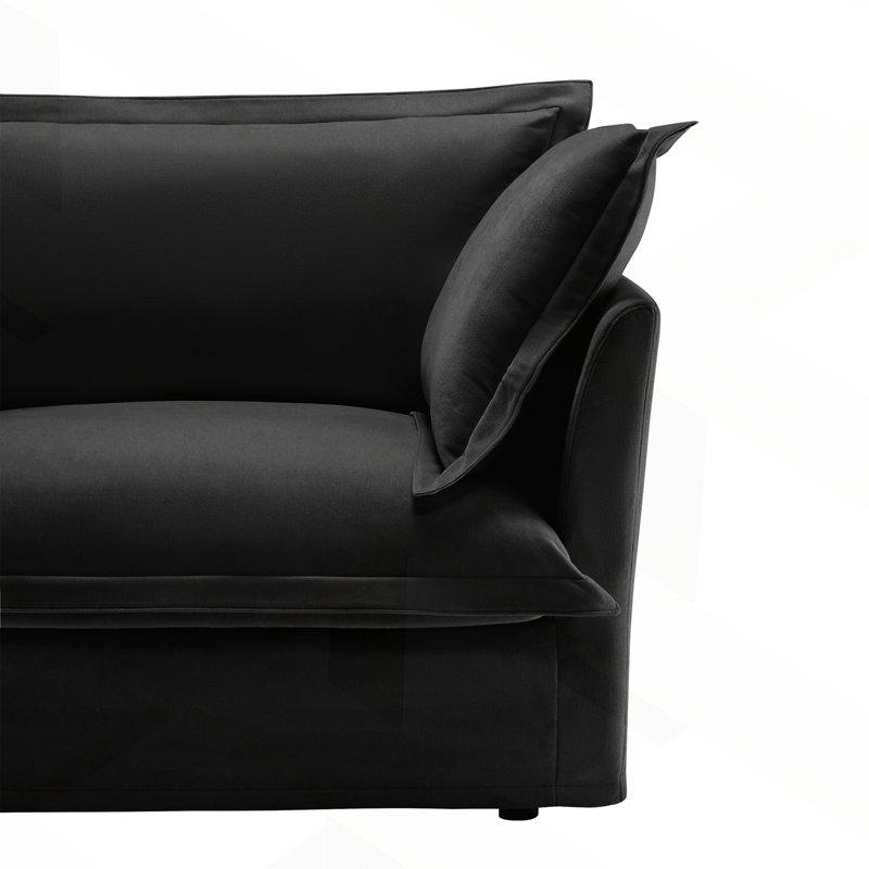 Luxurious Modern Sofa with Removable Covers and Sturdy Frame