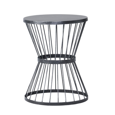 Outdoor 16" Acacia Wood Side Table by Ebern Designs