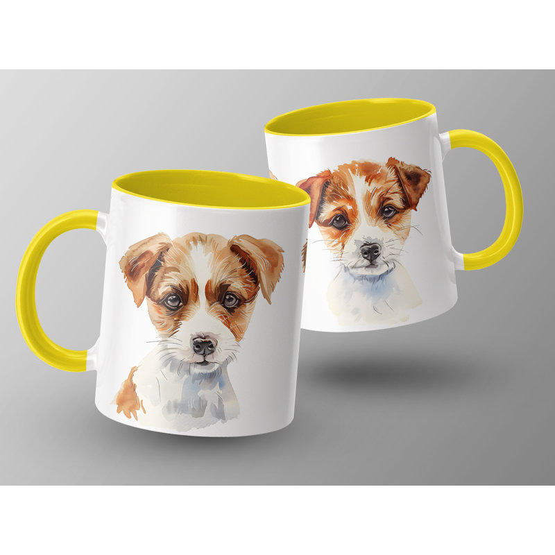 Ceramic Coffee Mug, 1, Yellow