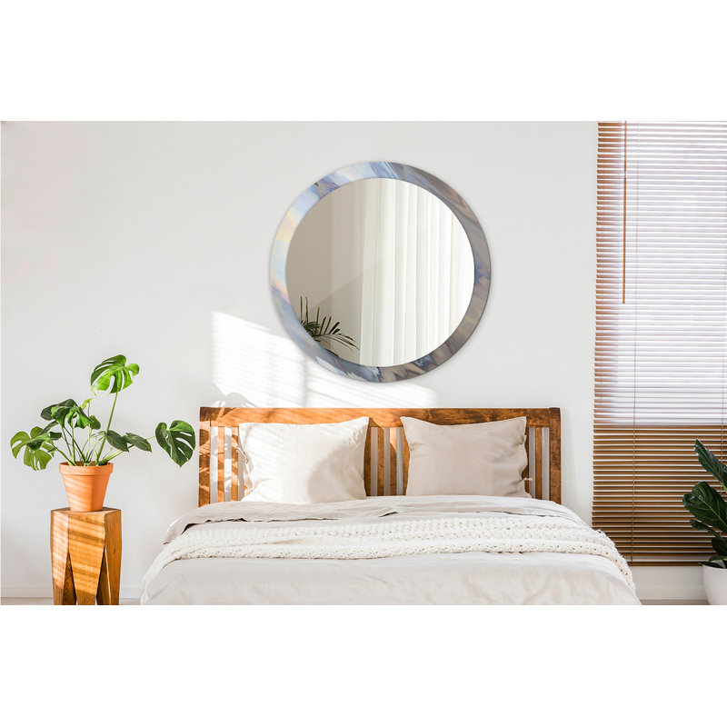 Huldar Glass Flat Wall Mirror