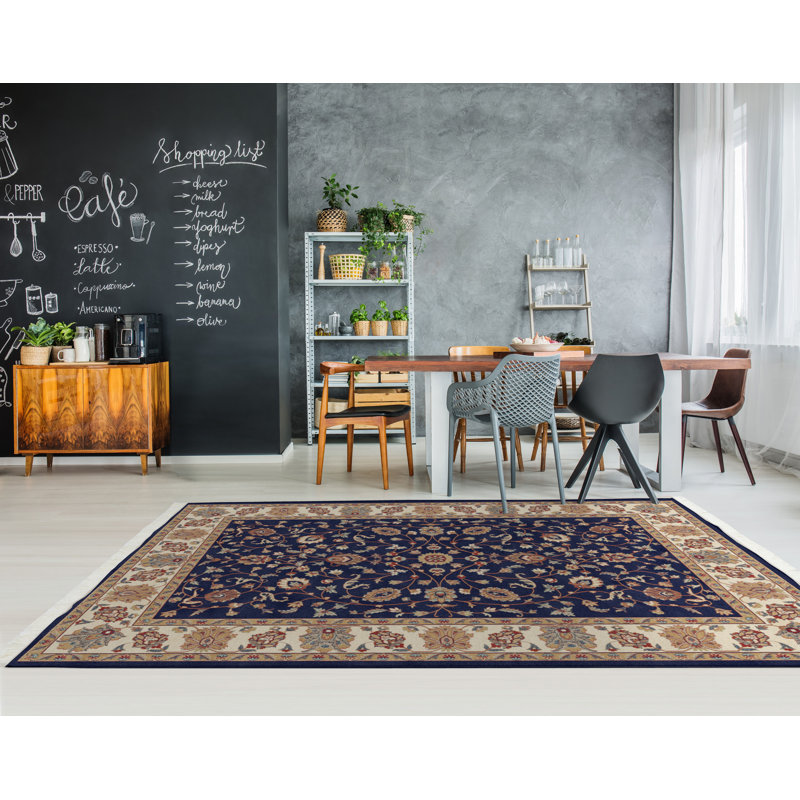 Fregoso Oriental Viscose Area Rug, Rectangle 160 x 230cm
