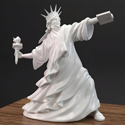 Statue Of Liberty Sculpture Home Decor Elegant And Healing Themed Art Piece