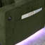 Lit en chenille à 3 places avec fonction escamotable, éclairage à DEL, charge et accoudoir porte-gobelet pour lit de télévision, charge d'appoint, supports intégrés pour rangement et espace de vie organisé-1432181521