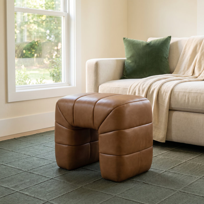 Judy Stool Tan Leather