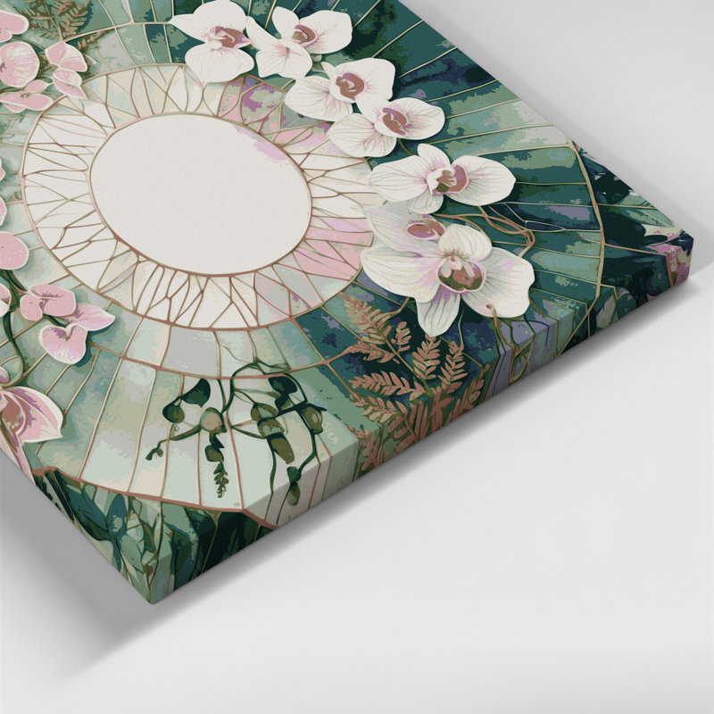 Art mural sur toile Botanical Botanical Mandalas, H 11 po x l 14 po