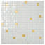 Mingles 0.6" x 0.6" Glass Mosaic Grid Wall & Floor Tile
