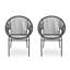 Chaises longues d'extérieur en osier tressé Acapulco Wicker-1406361387