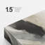 «Black and Neutral Abstract with Soft Motion Effect», reproduction d'art sur toile encadrée-394031850-394031862