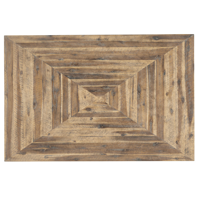 Starmand 6 Legs Coffee Table, Light Brown, Bronze