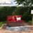 Kewei 51" W Wicker Patio Sofa with Cushions-806312083