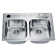 33" L x 22" W Rectangular Drop-In Single Bowl Stainless Steel Kitchen Sink