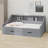 Daybed Featuring Storage Bookcases, Two Drawers and Built-in Charging Design-717015478