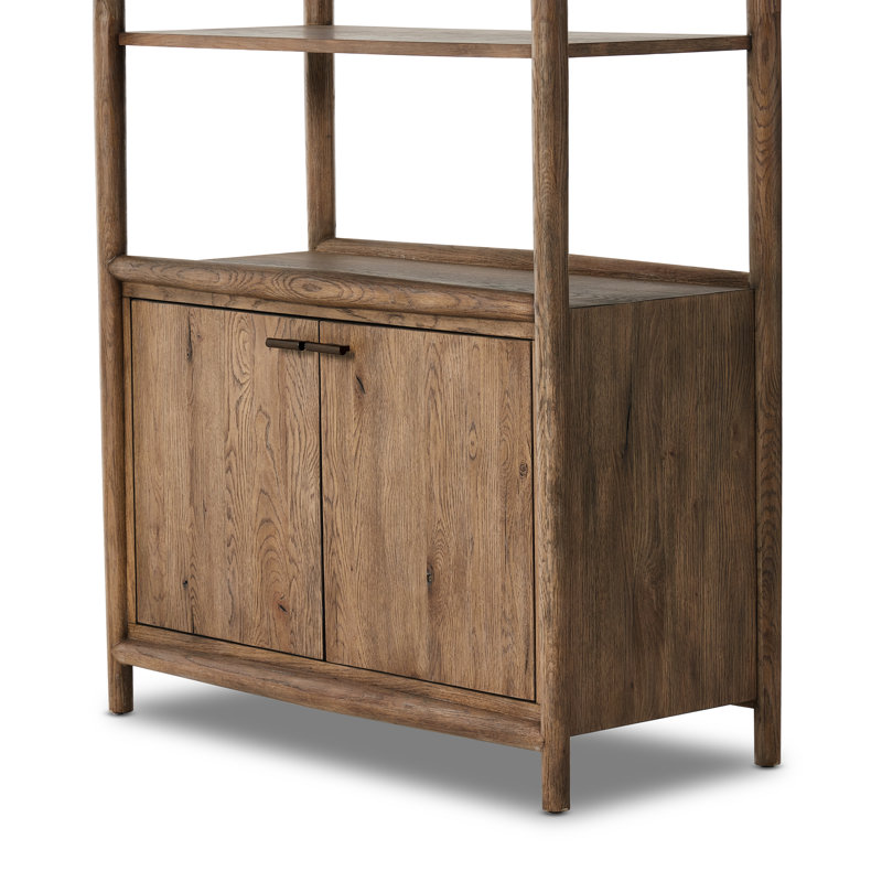 Glenview Bookcase, Weathered Oak