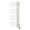 Lioni Square 27" X 20" Hardwired Towel Dryer With Hardwire Kit On Right Brushed Nickel