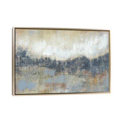 " Cool Gray Horizon I " by Jennifer Goldberger
