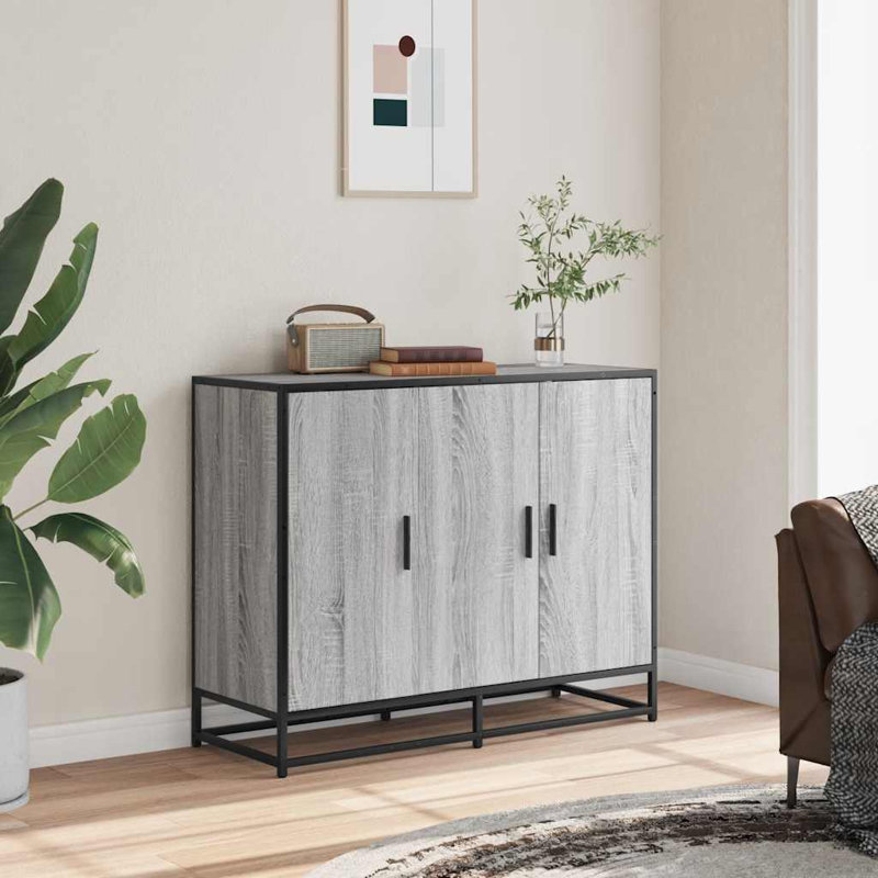 Amunra 94cm Sideboard, Grey Sonoma