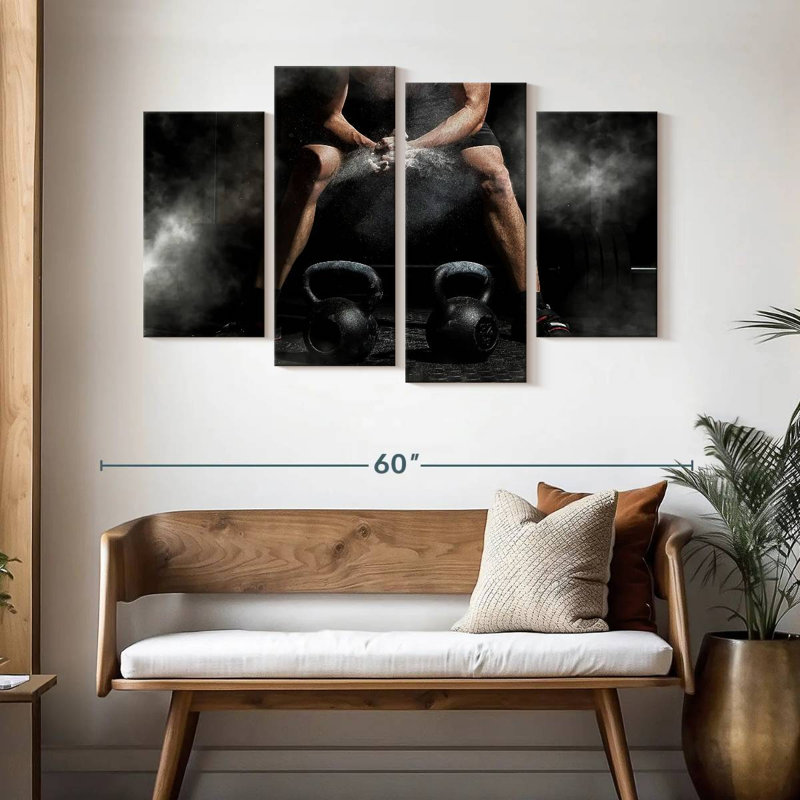 Weightlifting workout Sireci, H 32 po x l 52 po