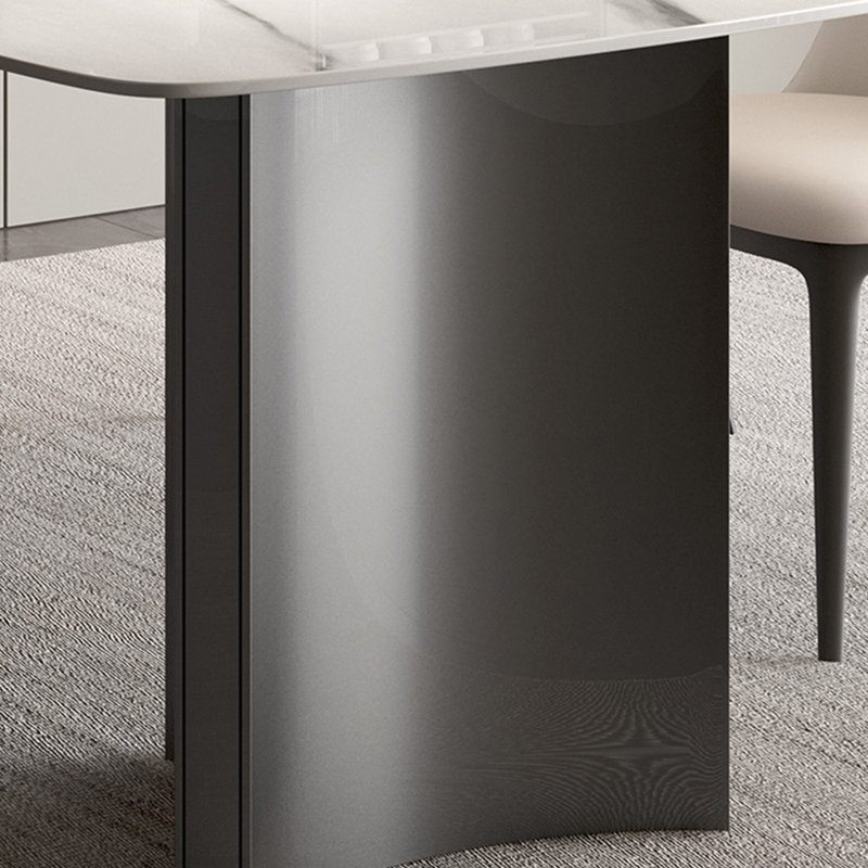 Table de salle à manger Sintered Stone, H 29,5 po x L 62,9 po x l 35,4 po