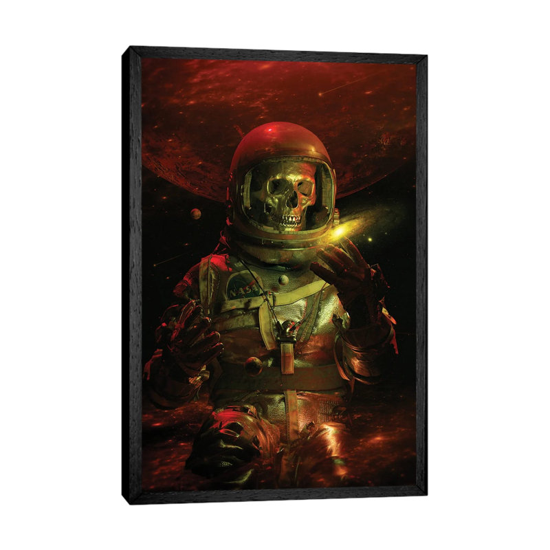 Dead Explorer by Nicebleed - Print on Canvas, 66.04cm H x 45.72cm W x 3.81cm D, Black Framed
