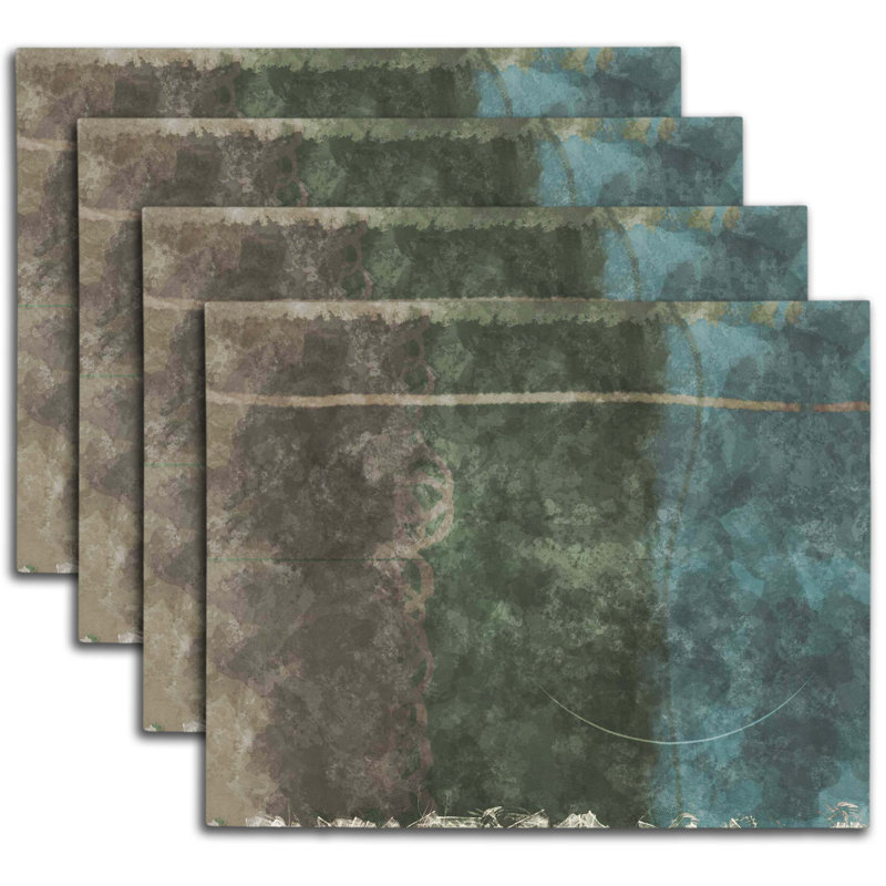 Napperon abstrait en polyester