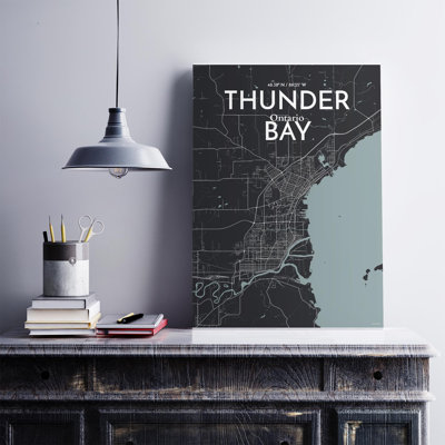 Thunder Bay City Map, impression