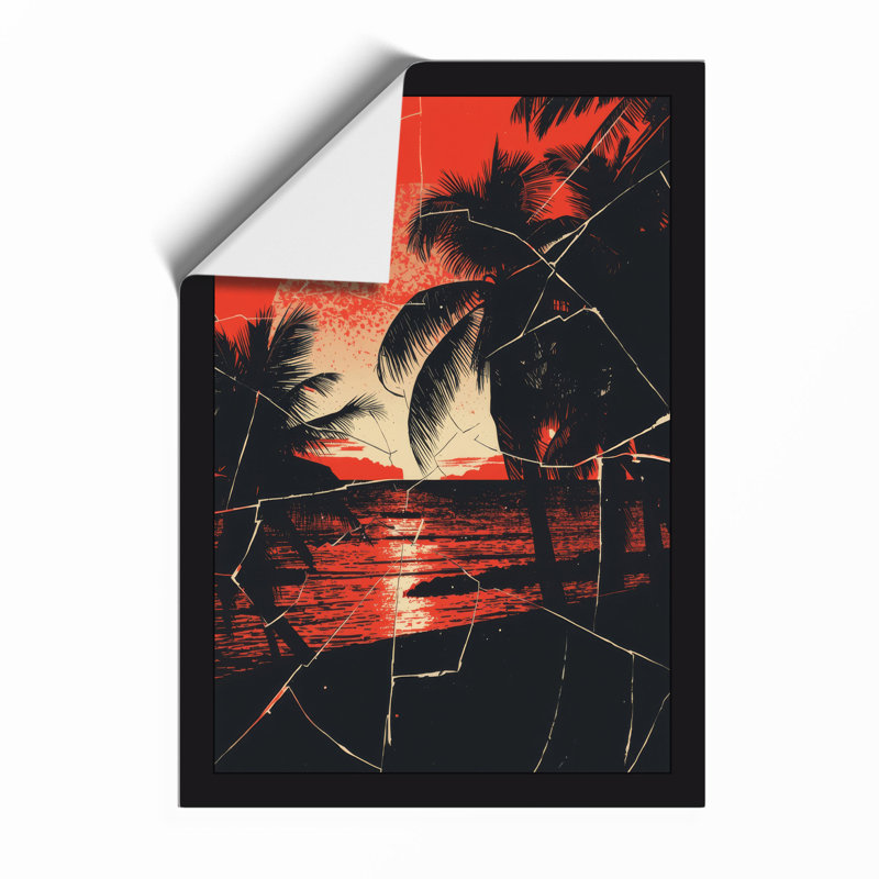 Summer in Profile Modern - Framed Print, A1 - 84.1 x 59.4 cm, Unframed
