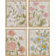 Wildflowers Floral Botanical, impression sur papier 4 pièces-97782483-97782482