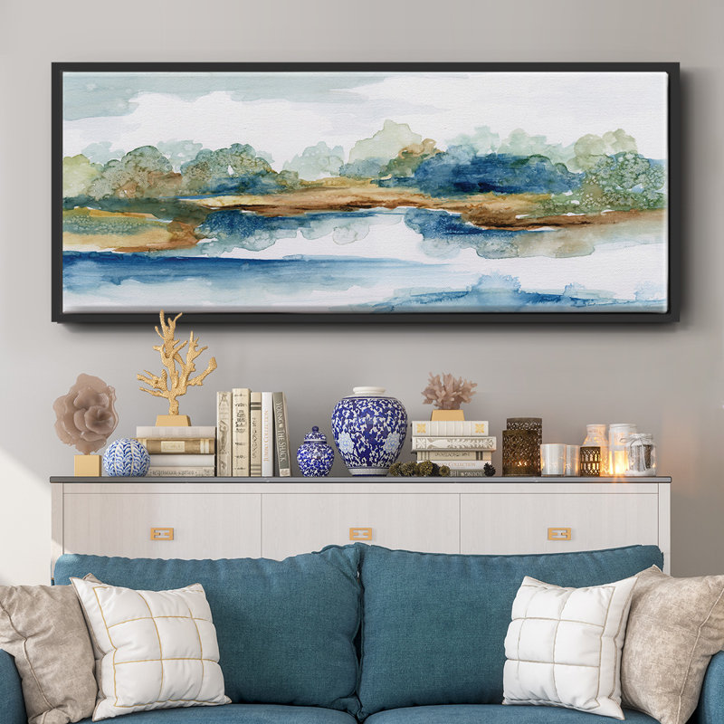 Blue Serenity- Framed Canvas