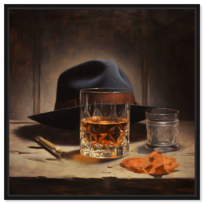 Fedora Manly Inspirational Cowboy Wall Art by Notoriart