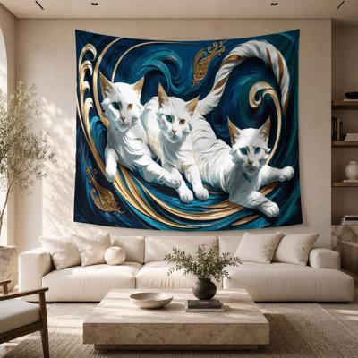 Tapisserie «Cats Turkish Van»