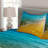Landscape Coastal Polyester Coverlet-1630539096