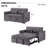 55.1-Inch Convertible Sofa Bed-2076448066